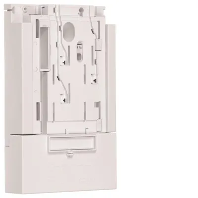 HAGER eHZ-Adapter KU11LHE | BKE-AZ 1-phasig | Basisversion für Wechselstromzähler | 220x133mm | weiß