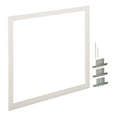 Hager Blendrahmen FZ13B | universZ 3-feldig | Zählerschrank Zubehör | 800x800 mm | IP44 | Stahl RAL9010