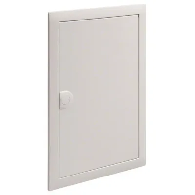 Hager Blendrahmen Volta VZ102N | Montagerahmen mit Tür | 2-reihig | Stahl lackiert | IP30 | 348x505 mm | RAL9010 Weiß