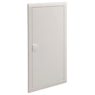 Hager Blendrahmen Volta VZ103N | Montagerahmen mit Tür | 3-reihig | Stahl lackiert | 348x630mm | IP30 | RAL9010 Weiß