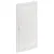 Bild: Hager Blendrahmen Volta VZ103V | 3-reihig | geschlitzte Stahlblechtür | 348x630,5x36 mm | IP30 | weiß