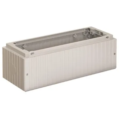 Hager Bodenaufbausockel ZAX015 Gr. 1 | H250xB780xT315mm | Kunststoff | IK10 | 100kg | außen geeignet | grau RAL7035