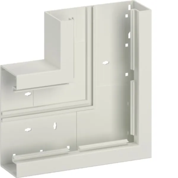 HAGER Flachwinkel BR651705B9016 | Kabelkanal 68x170mm | Kunststoff | 90° | IP40 | RAL 9016 verkehrsweiß