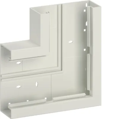 HAGER Flachwinkel BR651705B9016 | Kabelkanal 68x170mm | Kunststoff | 90° | IP40 | RAL 9016 verkehrsweiß