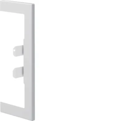 Hager Wandanschlussblende BR65170W9016 | Brüstungskanal 68x170mm | Stahlblech | RAL 9016 | IP40 | halogenfrei