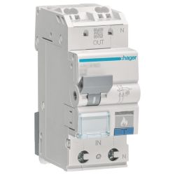 Hager Brandschutzschalter ARC966D C 2p 16A 230V 2TE IP20 Hager Brandschutzschalt