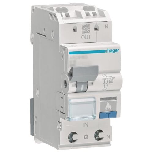 Bild: Hager Brandschutzschalter ARC966D C 2p 16A 230V 2TE IP20 Hager Brandschutzschalt