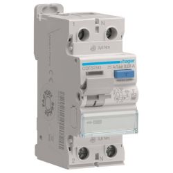 HAGER CDF525D FI-Schutzschalter 2P 10kA 25A 30mA TypF