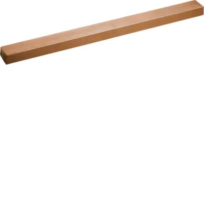 Hager Sammelschiene UM23B | CU-Schiene 3-feldig | 500A | flach | 746,5x20x10mm | für 60mm Sammelschienensystem