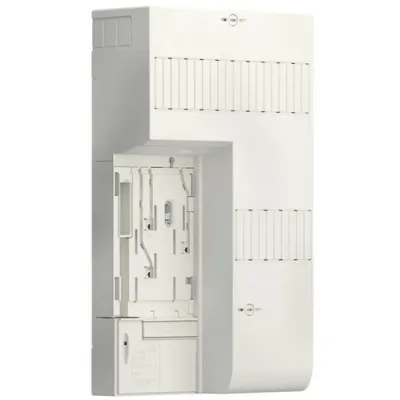Hager eHZ-Adapter KU33BHZ BKE-AZ 3-phasig 5+10 Platzeinheiten | 63A | 355x195mm | geschlossen | weiß