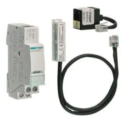 Hager eHZ-Tarifmanagement Set EHZ003 | Tarifschaltrelais für eHZ | 195V AC | 16A | monostabil | IP20 | Schraubanschluss