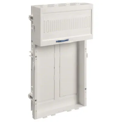 Hager Zählertragplatte ZU96EN | eHZ-System univers N | 450x250mm | DIN 43870 | Raum für Zusatzanwendung | weiß