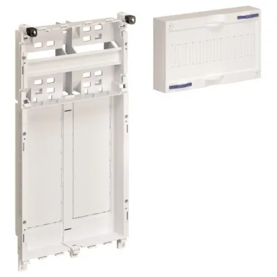 Hager Zählertragplatte ZU96EZ | eHZ-Tragplatte universZ | 450x250mm | mit Raum für Zusatzanwendung | weiß RAL 9010