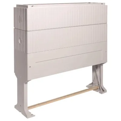 Hager Eingrabsockel ZAX032 | Sockel erhöht Größe 2 | 1125x1110x315 mm | Kunststoff IK10 | grau RAL 7035