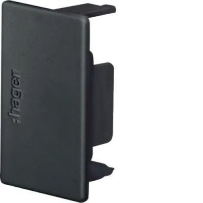 HAGER Endstück LF3004569011 für Leitungsführungskanal 30x45mm | halogenfrei | aufrastbar | Kunststoff | anthrazit
