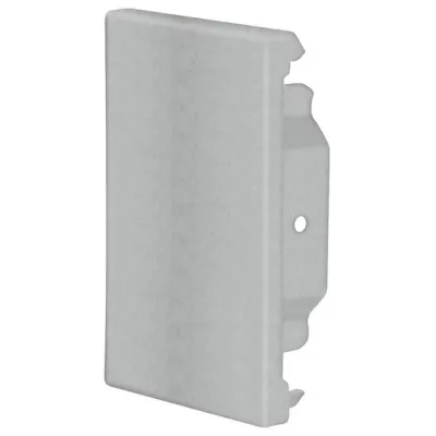 Hager Endstück BRS651006VERZ | Endplatte Brüstungskanal 100x65mm | verzinktes Stahlblech | links/rechts | halogenfrei