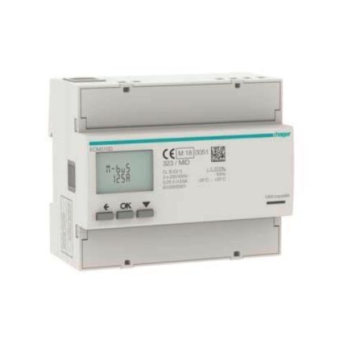 Bild: Hager Energiezähler 3phasig direkt 125A, 6M,MBUS ECM310D