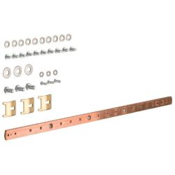 Hager Erdungsschiene,univers 20x5mm,2-feldrig UZ020