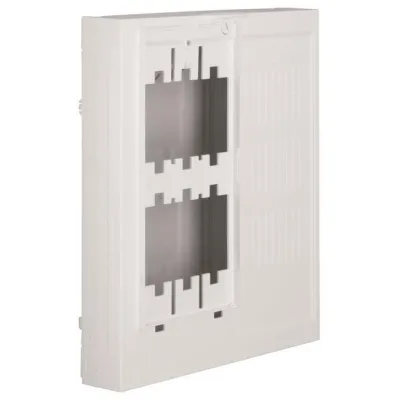 Hager Abdeckung Verteilerfeld ZU79E | NH00 Reiterelement 2x3-polig | 300x250 mm | Kunststoff | weiß