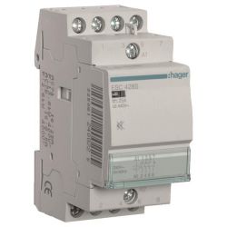 Hager ESC428S Schütze -brummfrei 25A, 3S+1Ö, 230V