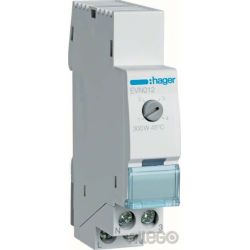 Hager EVN012 Ferndimmer 300W Universal Komfort