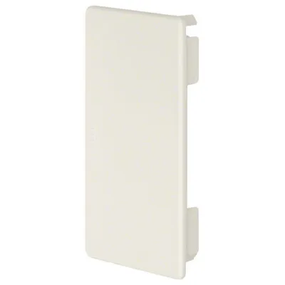 HAGER Endstück FB6011069016 Leitungsführungskanal | 60x110mm | halogenfrei | Kunststoff | RAL 9016 verkehrsweiß