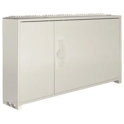 Hager Feldverteiler Aufputz | FWB33S | IP44 | 3x36TE | 108PLE | 500x800x161mm | QuickConnect | Stahlblech weiß