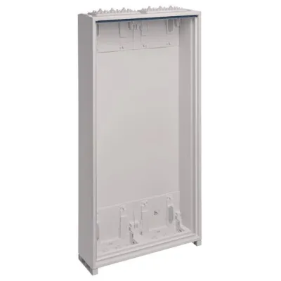 Hager Feldverteiler Aufputz FWB72D1 | 2x7 Reihen | IP30 | 168 Module | Stahl pulverbeschichtet | 1100x550x161 mm | weiß