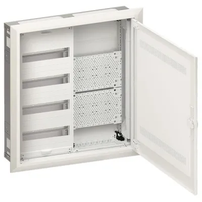 Hager Feldverteiler UP FWU42K3 | 48 Platzeinheiten | Multimediafeld | IP30 | Nischenmaß 657x565x112mm | RAL 9010 Weiß