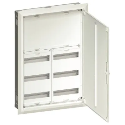 Hager Feldverteiler UP 72PLE FWU52N | Unterputz | 72 Module | IP30 | SKII | 807x565x112mm | Stahlblech reinweiß