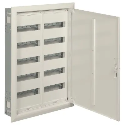 Hager Feldverteiler UP 120PLE FWU52S 282348 | Unterputz | 2x5 Reihen | IP30 SKII | 807x565x115 mm | Stahlblech reinweiß