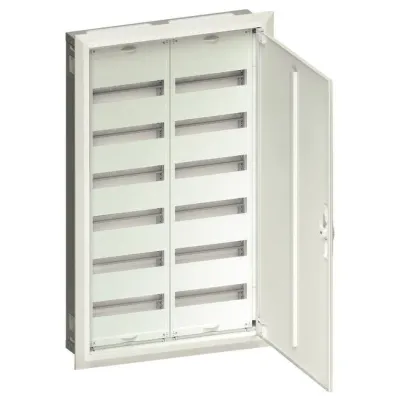 Hager Feldverteiler UP FWU62S | 6x24TE | Unterputz | 957x565x112mm | IP30 | Stahlblechtür | Reinweiß | bis 125A