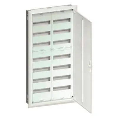 Hager Feldverteiler UP 168PLE FWU72S | Unterputz | 2x7 Reihen | IP30 | 125A | Kunststoff | Weiß | 1107x565x115mm