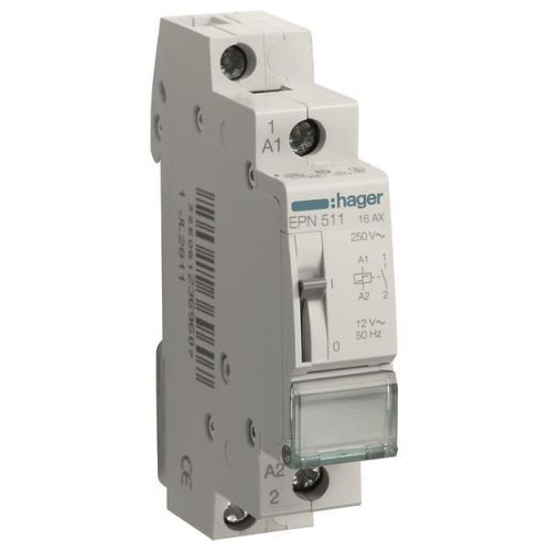 Bild: Hager Fernschalter 1S, 12V,16A EPN511
