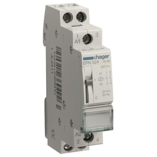 Bild: Hager Fernschalter 2S, 24V,16A EPN524