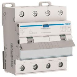 Hager FI-LS-Schutzschalter ADX466D 4P 10kA C-16A 30mA A Hager FI-LS-Schutzschalt