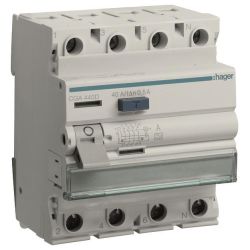 Hager FI-Schutzschalter 4pol. 40A/500mA,6kA CGA440D