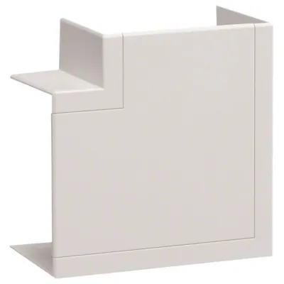 Hager Flachwinkel kasch. BR651005H9016 hfr zu BR/A/S OT80mm verkehrsweiß