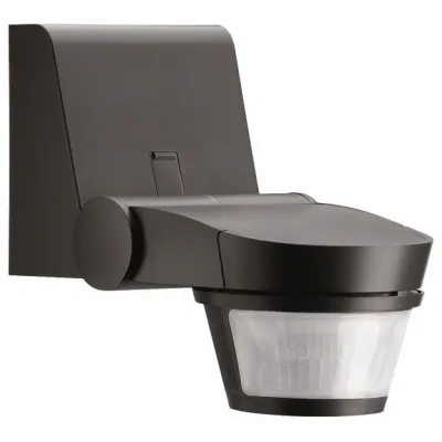 Hager Bewegungsmelder Funk AP TRE521 | 220° Erfassungswinkel | KNX-kompatibel | IP55 | Batterie | anthrazit