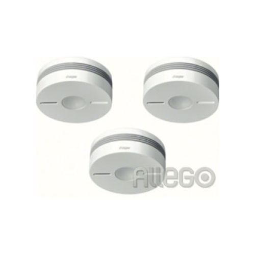 Bild: Hager Funk-Rauchwarnmelderset Q 3xTG550A TG553A weiß Hager Funk-Rauchwarnmelders