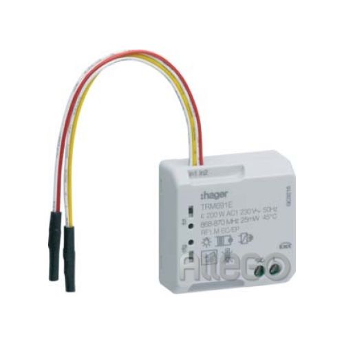 Bild: Hager Funk UP Universal-Dimmer 1-f.Binär 2-f.200W2D TRM691E