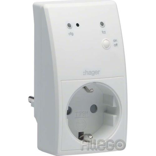 Bild: Hager Funk Zwischenstecker-Aktor 16A, quicklink TRC270D