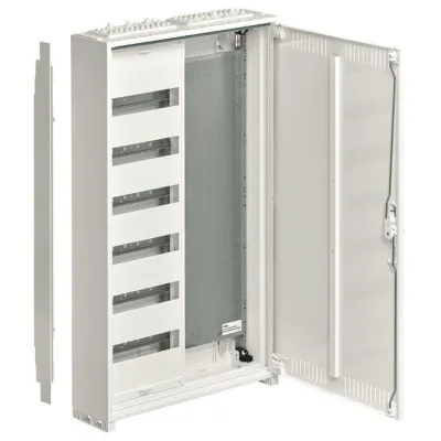 Hager Feldverteiler AP FWB62K1 | Multimediaverteiler 6x12TE 72PLE | IP31 SKII | 950x550x161 mm | Stahl RAL 9010