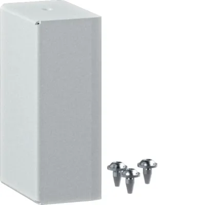 Hager Endplatte FWKP6010069016 | FWK-Plus Endstück 60x100mm | links/rechts | Stahl pulverbeschichtet | weiß RAL 9016