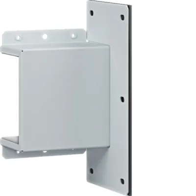 HAGER Wandanschlusselement FWKP60100W9016 | Leitungsführungskanal Zubehör | 60x100 mm | pulverbeschichtet | weiß