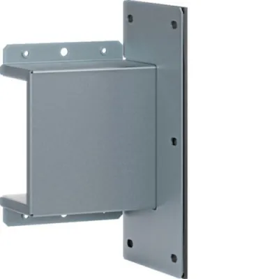 Hager Wandanschlussstück FWKP60100WVERZ | Brandschutzkanal | 60x100 mm | verzinkt | Zubehör für FWK