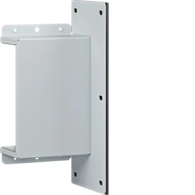 Hager Wandanschlussstück FWKP60150W9016 | Anschlusselement 60x150 mm | feuerwiderstandsfähig | pulverbeschichtet | weiß