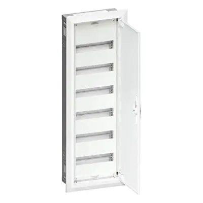 Hager Feldverteiler UP 72PLE FWU61S 282406 | Unterputz 6x12TE | IP30 SKII | 957x315x112mm | Kunststoff Reinweiß