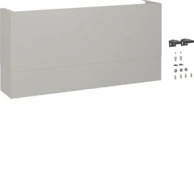 Hager Teleskop-Rangierblende FZ1050TB | 4-feldig | 350-680mm Höhe | 205mm Tiefe | 1050mm Breit | Edelstahl