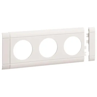 Hager GB080309010 Blende 3-fach Steckdose hfr OT 80 rweiß